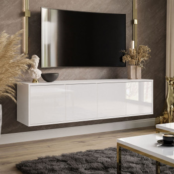 SANAYI RTV Schrank weiß glänzend