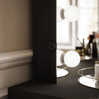 Schminktisch BLANCO GOLD ELITE mit Spiegel und Beleuchtung Schminktisch BLANCO GOLD ELITE mit Spiegel und Beleuchtung