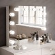 Scminktisch BLANCO GLAMOUR ELITE mit Spiegel und Beleuchtung