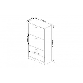 Schuhschrank ASTERIA III