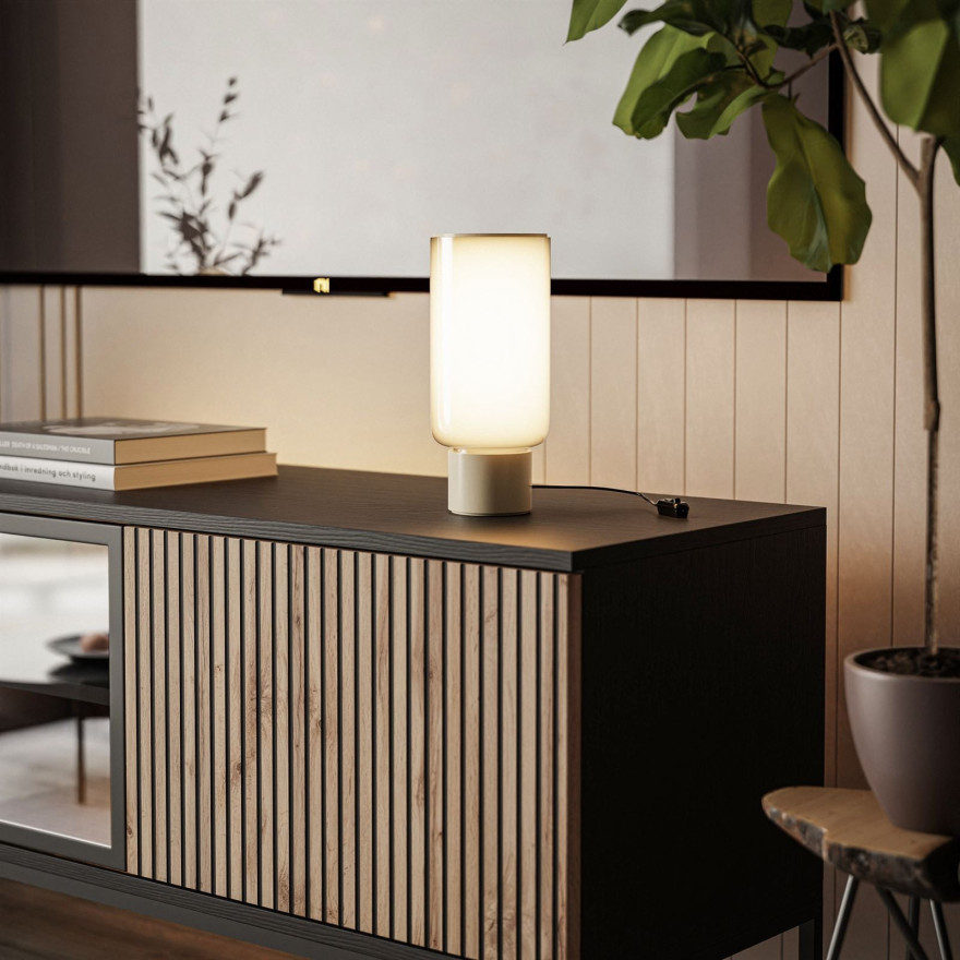 RTV Schrank ECLIPSE 154 mit Beleuchtung Eiche schwarz wotan