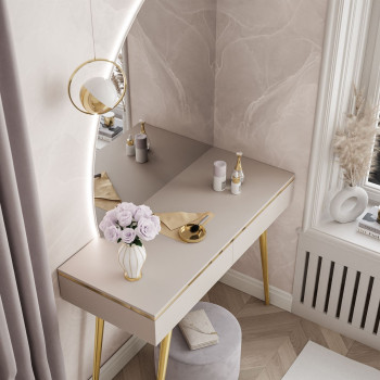 AURORA-SQ Schminktisch mit Spiegel