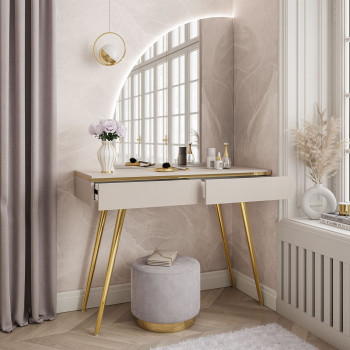 AURORA-SQ Schminktisch mit Spiegel