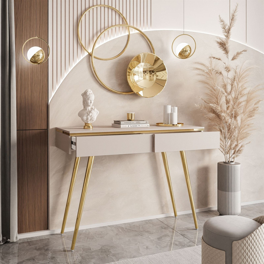 AURORA-S Konsole mit Schubladen Kaschmir