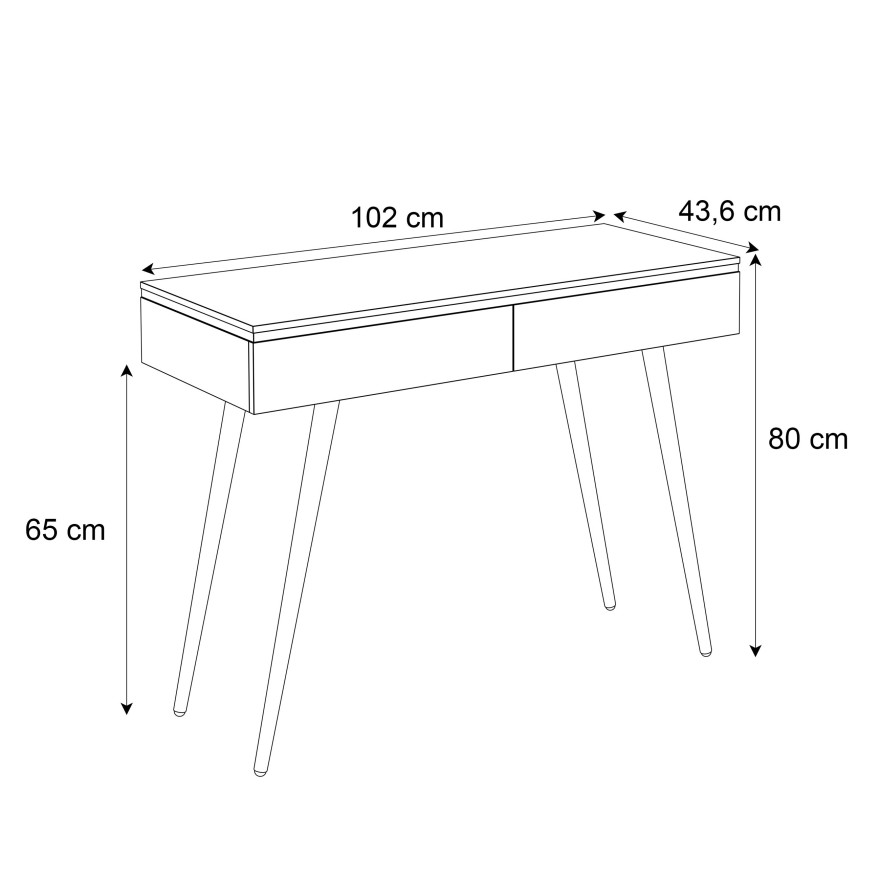AURORA-S Konsole mit Schubladen Kaschmir