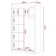 Schiebeschrank COLLIN II mit Spiegel 120 cm