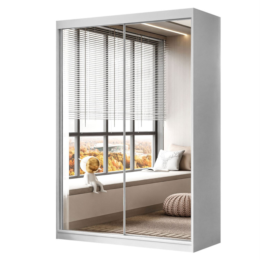CAMARO III Schiebeschrank mit Spiegel 150 cm