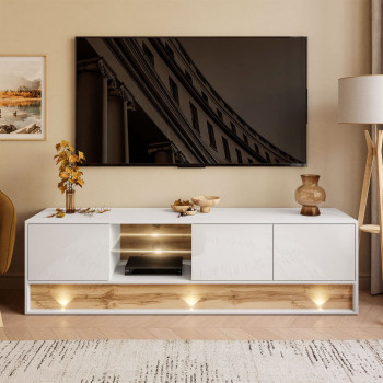 VILLA TV-Schrank 180 cm mit Einsatz aus Wotan Eiche VILLA TV-Schrank 180 cm mit Einsatz aus Wotan Eiche