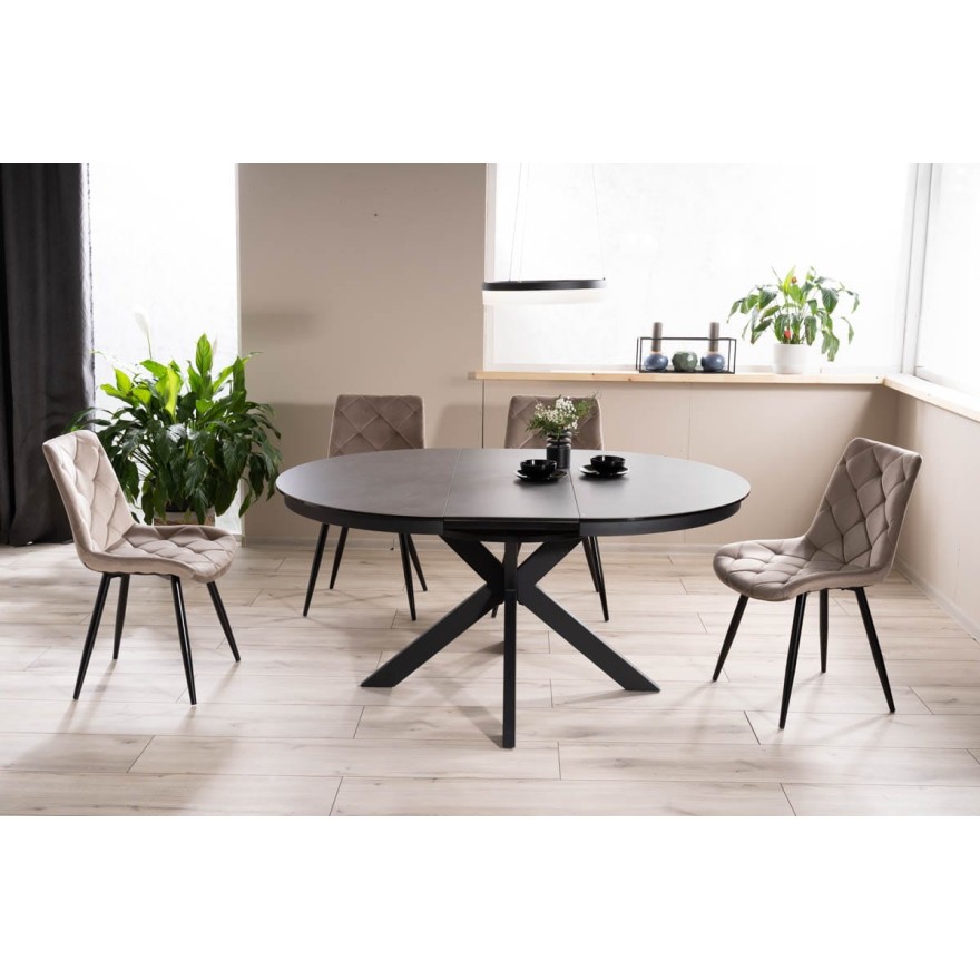 Runder ausziehbarer Tisch MASSIMO für das Esszimmer