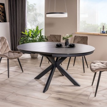 Runder ausziehbarer Tisch MASSIMO für das Esszimmer
