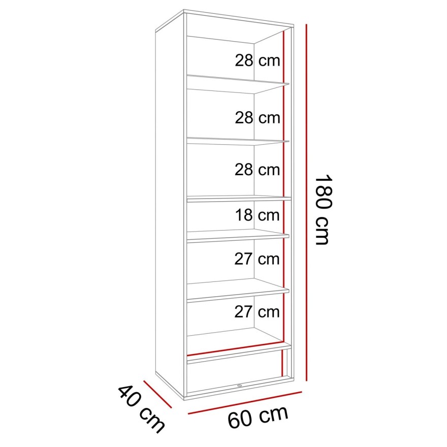 Freistehende Vitrine VILLA II mit Wotan Eicheneinsatz