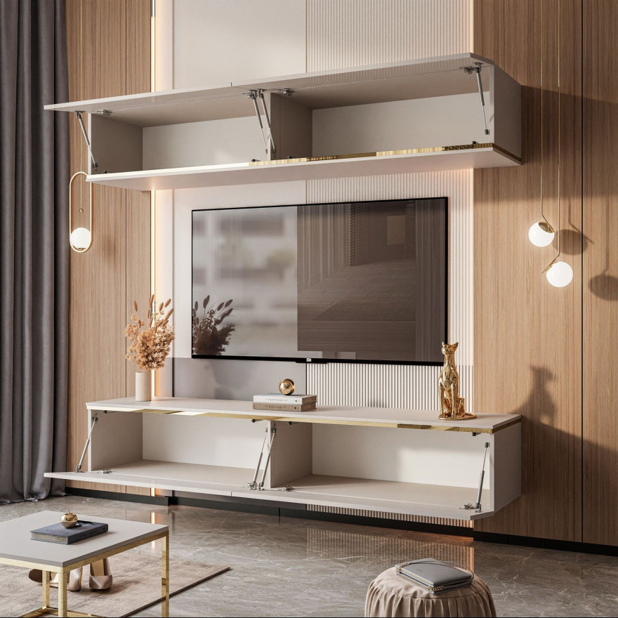 AURORA Kaschmir hängende Wohnwand