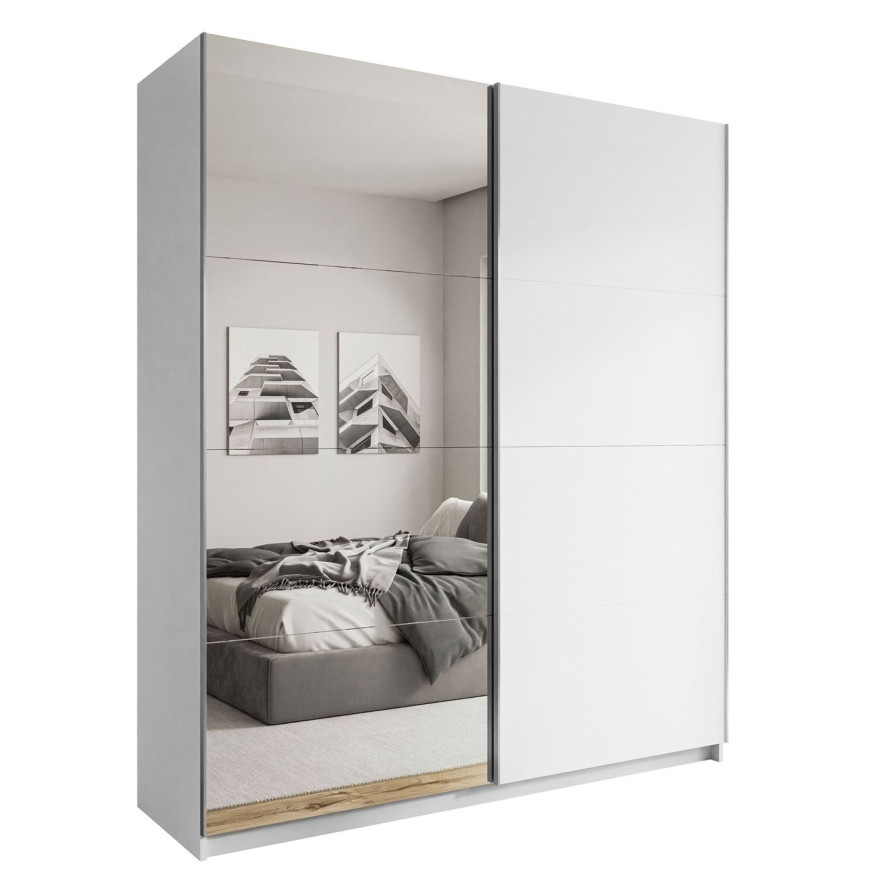 CAMILA II Schiebeschrank mit Spiegel 180 cm