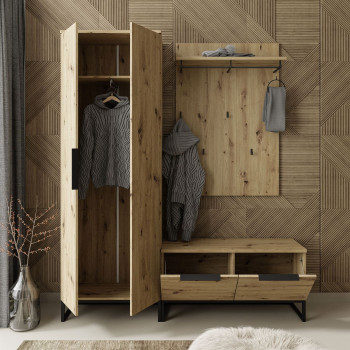 Garderobenschrank TOP Artisan Eiche