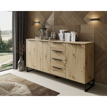 Dreitürige Kommode TOP 18 Artisan Eiche