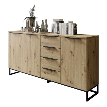 Dreitürige Kommode TOP 18 Artisan Eiche