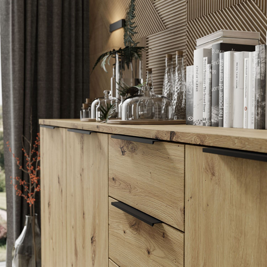 Dreitürige Kommode TOP 18 Artisan Eiche