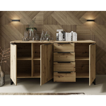 Dreitürige Kommode TOP 18 Artisan Eiche