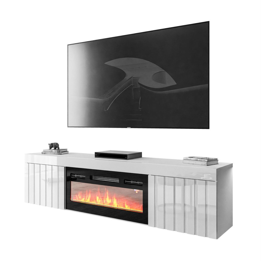 RTV Schrank CAMINO III mit einem elektrischen Kamin