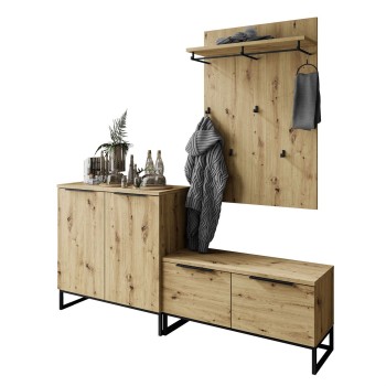 TOP III Garderobe Eiche artisan TOP III Garderobe Eiche artisan