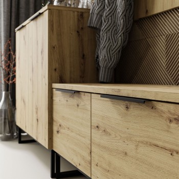 TOP III Garderobe Eiche artisan TOP III Garderobe Eiche artisan