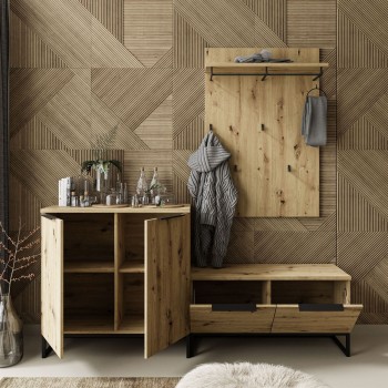 TOP III Garderobe Eiche artisan TOP III Garderobe Eiche artisan