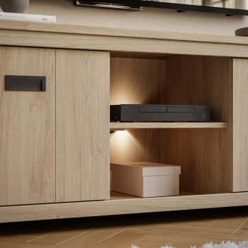 LOUI 152 cm Eiche puccini TV Schrank LOUI 152 cm Eiche puccini TV Schrank