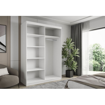 LAINA zweitüriger Schiebeschrank mit Lamellen Eiche Artisan LAINA zweitüriger Schiebeschrank mit Lamellen Eiche Artisan