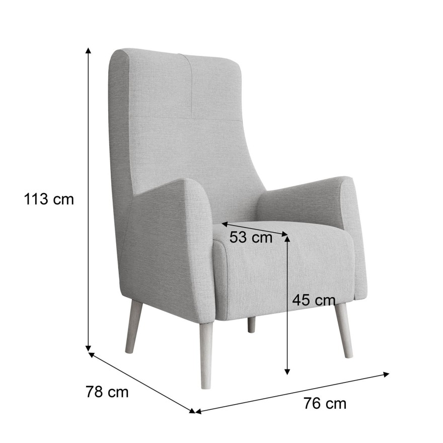 Fotel tapicerowany SYMI Fotel tapicerowany SYMI