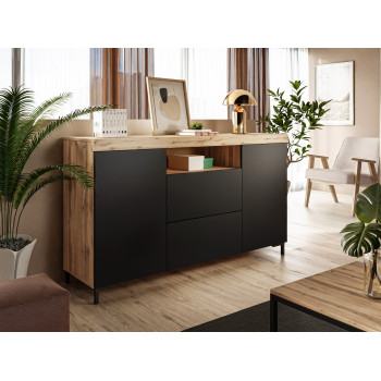 Komoda YOSHI II nóżki dąb wotan