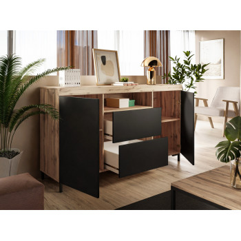 Komoda YOSHI II nóżki dąb wotan