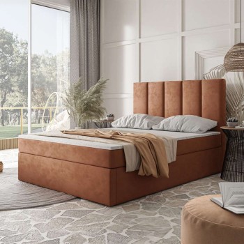 Kontinentalbett VILLEMO mit Behälter French Velvet 679