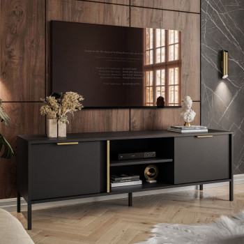 RTV Schrank LARETTO 153 cm anthrazit