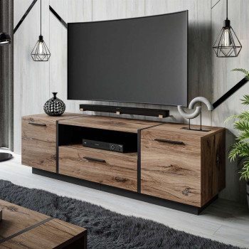 TV-Schrank ONYX LOFT 158 cm Flagstaff Eiche