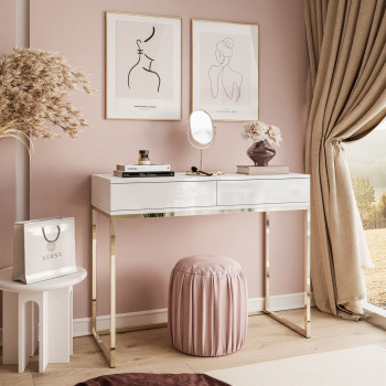 BLANCO Konsole mit Schubladen Gold Chrom