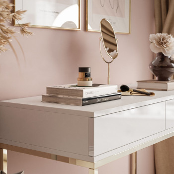 BLANCO Konsole mit Schubladen Gold Chrom