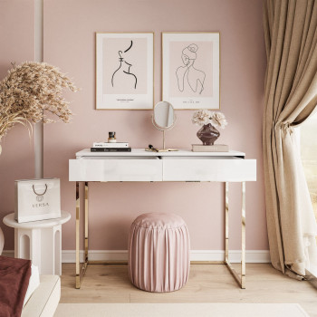 BLANCO Konsole mit Schubladen Gold Chrom