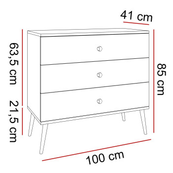 Kommode mit Schubladen HARMONY