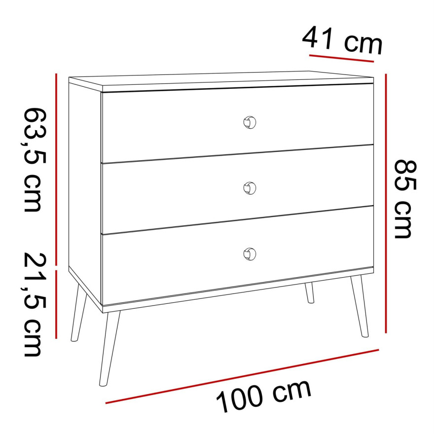 Kommode mit Schubladen HARMONY