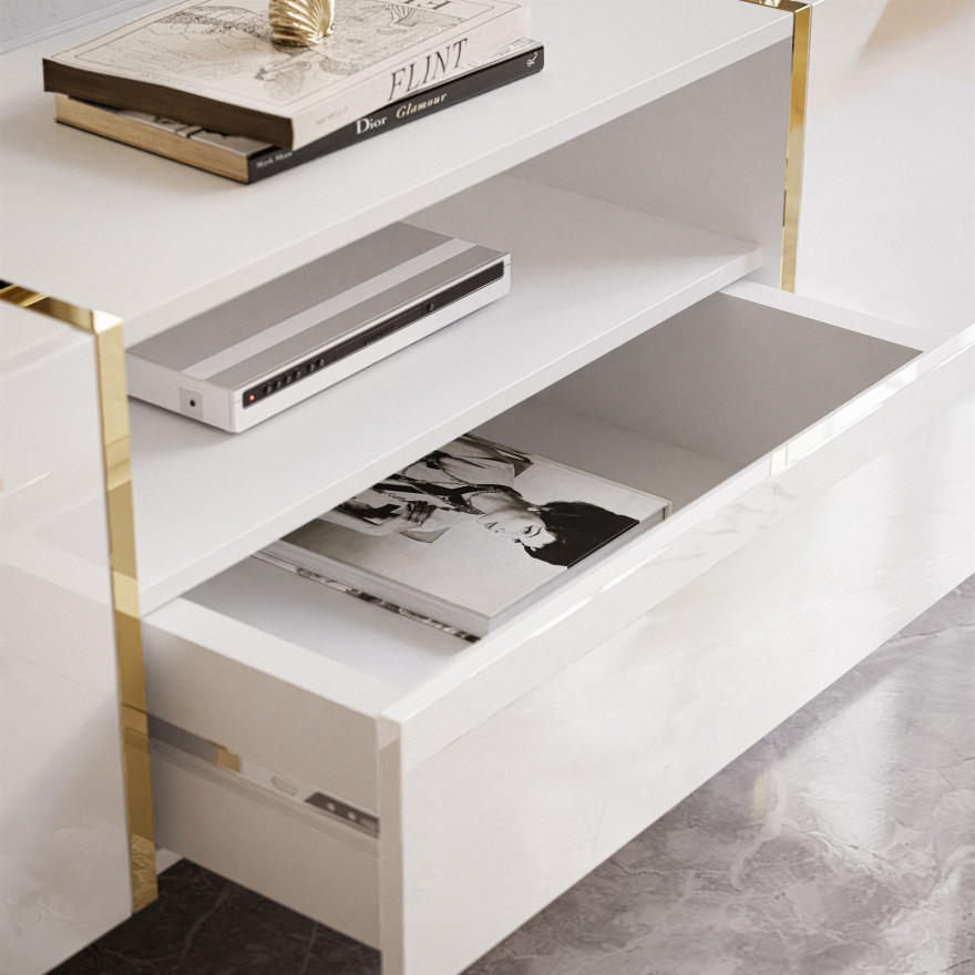 TV-Schrank ONYX Hochglanz 158 cm