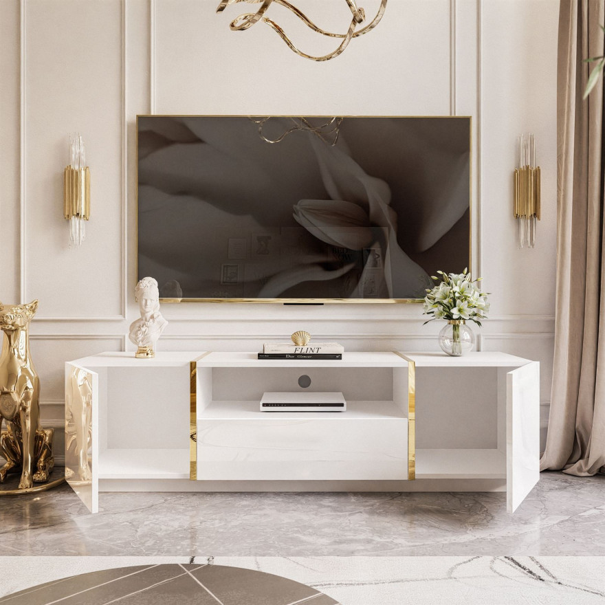 TV-Schrank ONYX Hochglanz 158 cm