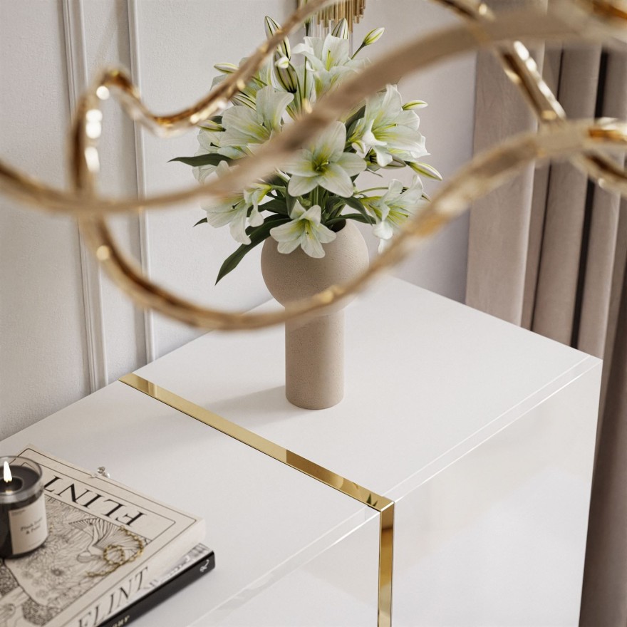 ONYX Wohnzimmerset Hochglanz