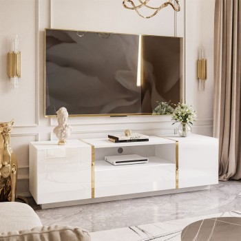 ONYX Wohnzimmerset Hochglanz