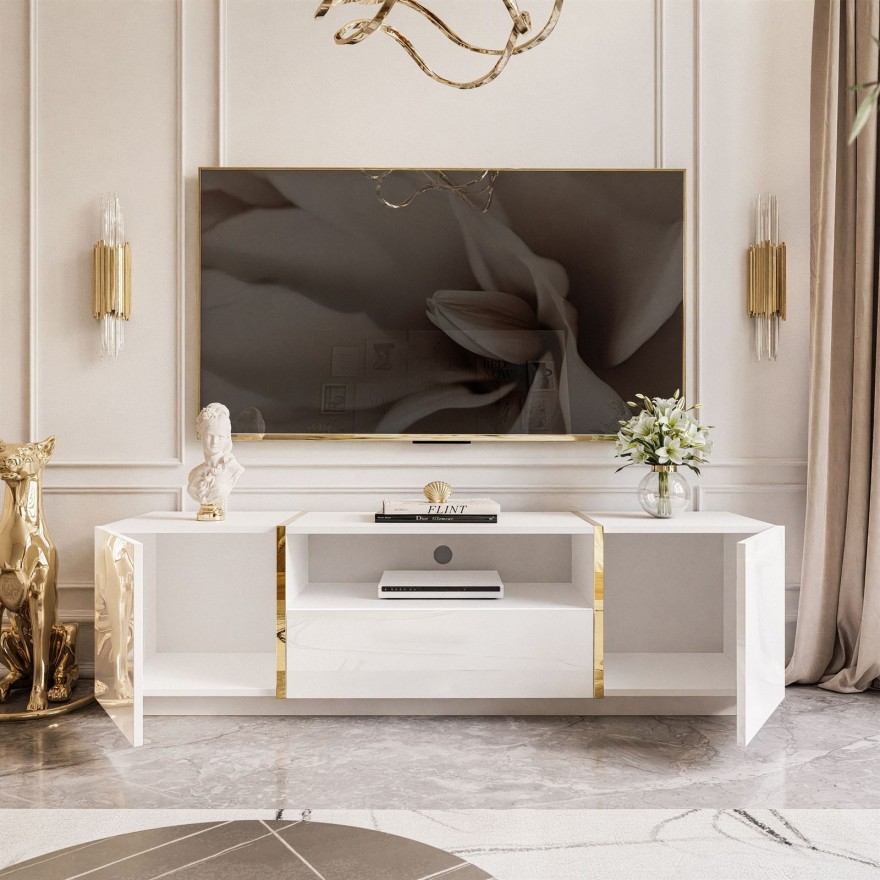 ONYX Wohnzimmerset Hochglanz