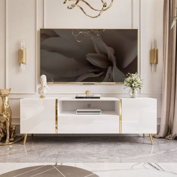 ONYX Wohnzimmerset auf goldenen Beinen