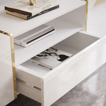 ONYX Wohnzimmerset auf goldenen Beinen