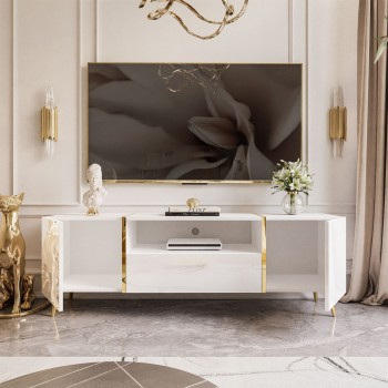 ONYX Wohnzimmerset auf goldenen Beinen