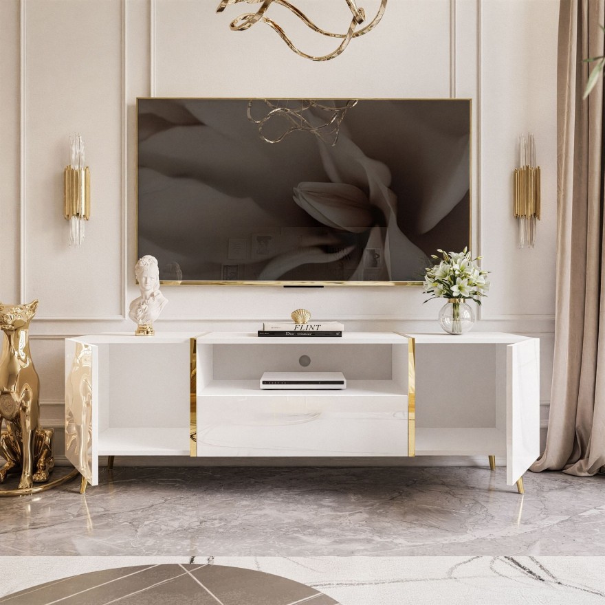 ONYX Wohnzimmerset auf goldenen Beinen