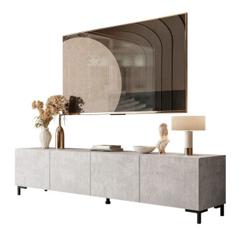 RTV-Schrank COLGANTE BETON 200 cm auf Beinen