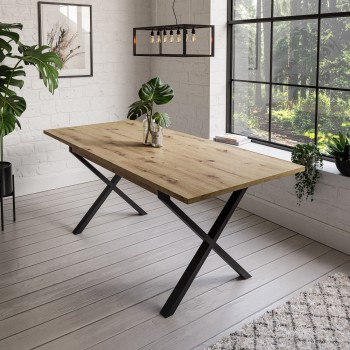 Tisch X ART Ausklappbar 150-198 cm